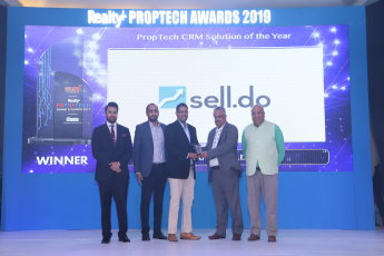 Sell Do wins 'Proptech CRM solution of the year' award at Realty+ Proptech Summit & Awards 2019